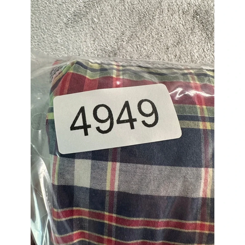 True Religion Western Shirt Mens XXXL Blue Red Plaid Pearl Snap Stitch